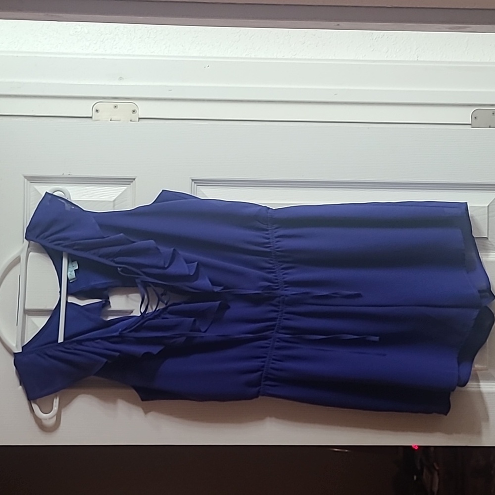 She & Sky Blue Romper
